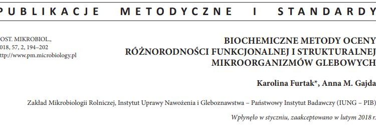 Nowa publikacja w Postępach Mikrobiologii