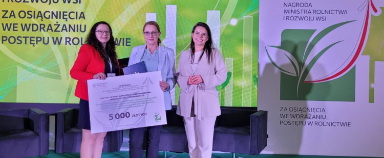 Nagroda i wyróżnienie MRiRW za wdrażanie postępu w rolnictwie