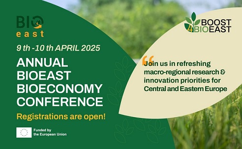 Konferencja „Annual BIOEAST Bioeconomy” 9-10.04.2025, Bukareszt, Rumunia
