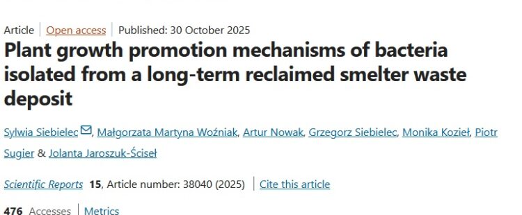 Nowa publikacja w Scientific Reports Nowa publikacja w Scientific Reports