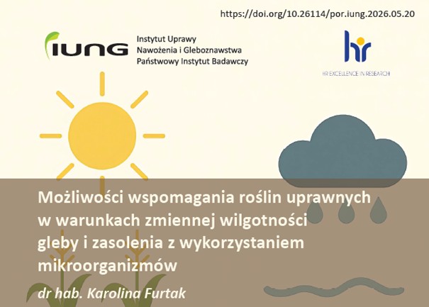 Publikacja poradnika „Możliwości wspomagania roślin uprawnych w warunkach zmiennej wilgotności gleby i zasolenia z wykorzystaniem mikroorganizmów”